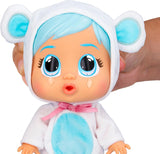 Cry Babies Loving Care Kristal Doll, Kristal Loving Care Baby Doll con 3 accesorios para jugar al doctor, cuidados de enfermería, llorar con lágrimas reales, juguete para bebé de 18 meses