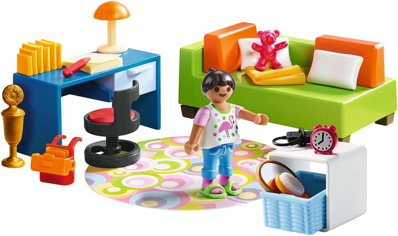 CASA DE MUÑECAS PLAYMOBIL 70209 Habitación juvenil con figura de niña y complementos, a partir de 4 años Casas de Muñecas Naty Shop