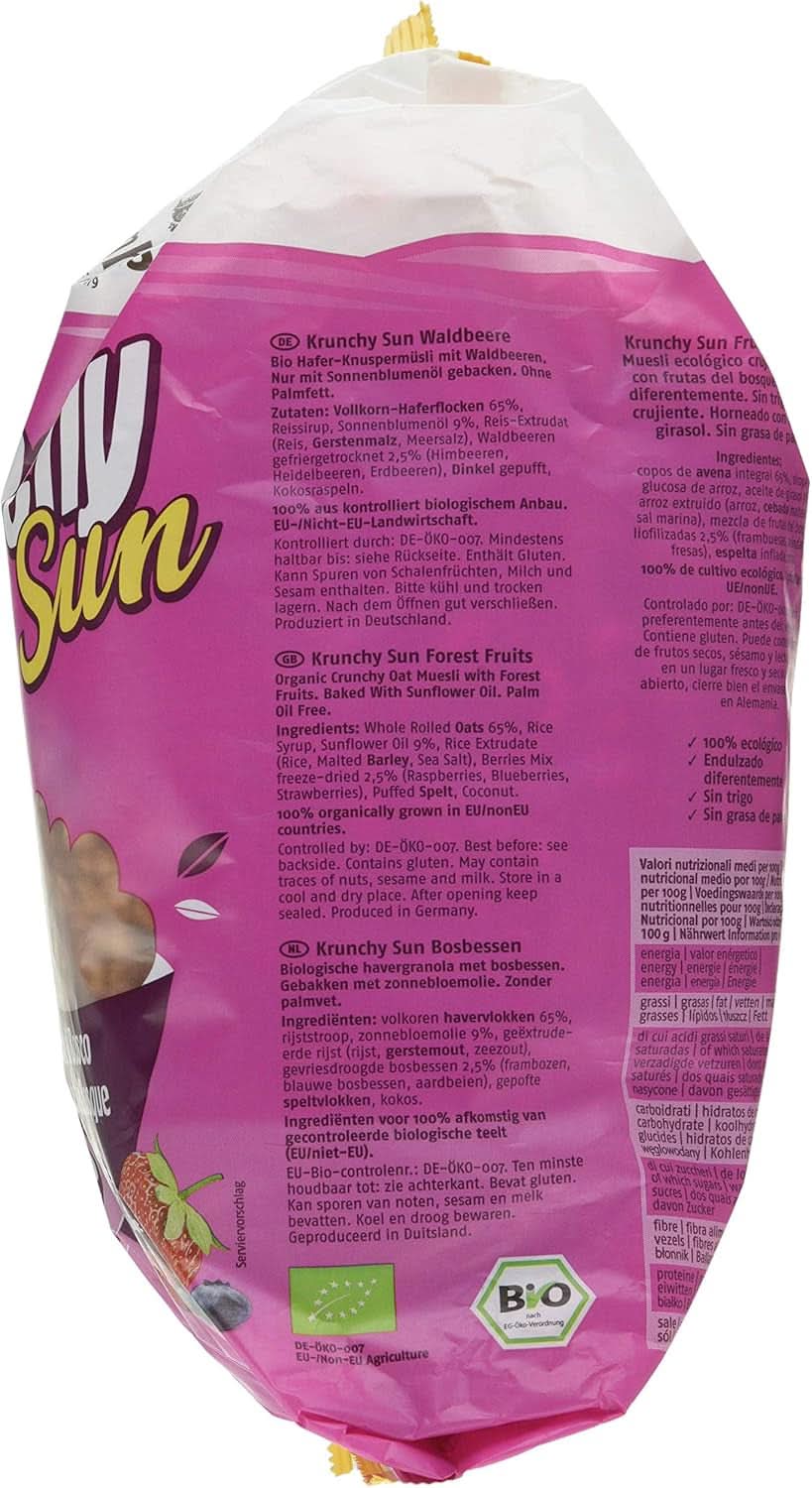 Barnhouse Muesli Krunchy Sun Fruits, 750 gramos Cereal Naty Shop