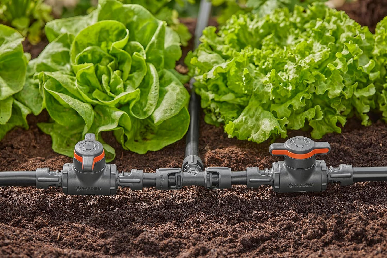 Sistema de riego por microgoteo Gardena, pieza en T de 13 mm (1/2"): conector para tubos de alimentación de 13 mm, rama en T, riego automático, reutilizable (13201-20)