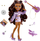 BRATZ Pop Starz Sasha – Muñeca de moda con llavero, atuendo y accesorios musicales coleccionables