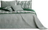 Ameliahome Colcha Colcha 170X210 Cm Colcha De Doble Cara De Fácil Cuidado Estampado De Plantas Verde Blanco Tropical Bonaire Camas y Mantas Besuche den AmeliaHome-Store Tropical Bonaire Verde Blanco 170 X 210