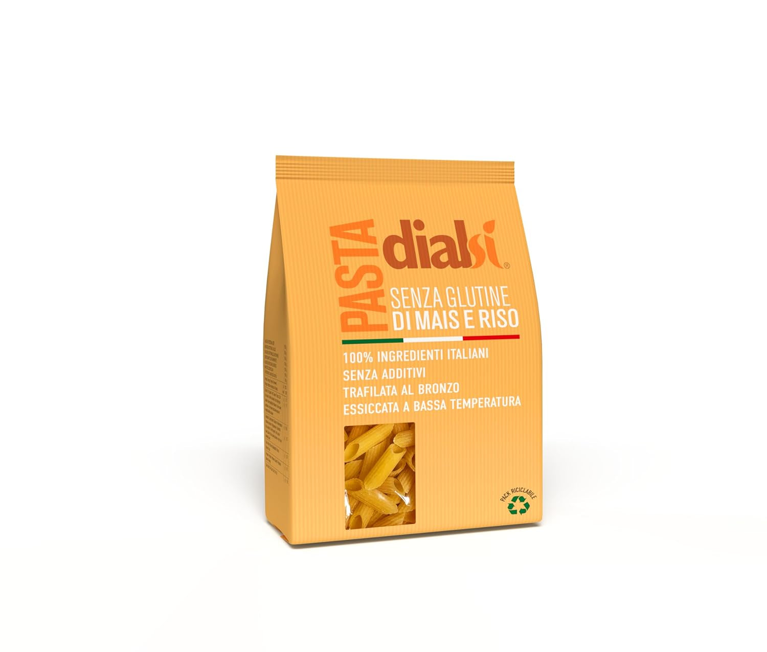 Pasta sin gluten Mezze Penne con maíz y arroz, 400 g