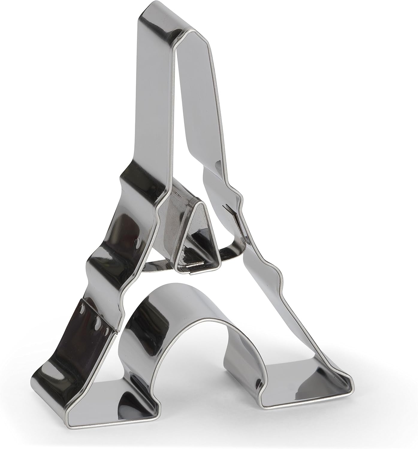 Molde para galletas Torre Eiffel, acero inoxidable, plata, 8 x 8 x 8 cm