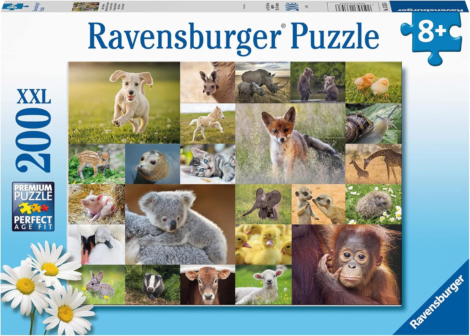 Ravensburger Rompecabezas para niños - 13353 Lindos animales para niños - Rompecabezas de 200 piezas para mayores de 8 años Puzzle Naty Shop Título predeterminado