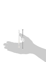 Empujador de cutículas y limpiador de uñas, herramienta profesional de manicura/pedicura, acero inoxidable de doble cabeza, perfecto para cutículas demasiado crecidas, limpia debajo/alrededor de las uñas, elimina el esmalte de uñas