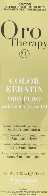 Fanola Oro Therapy Color Keratin 5.0 100ml Tinte para el cabello Naty Shop 10 Rubio platino