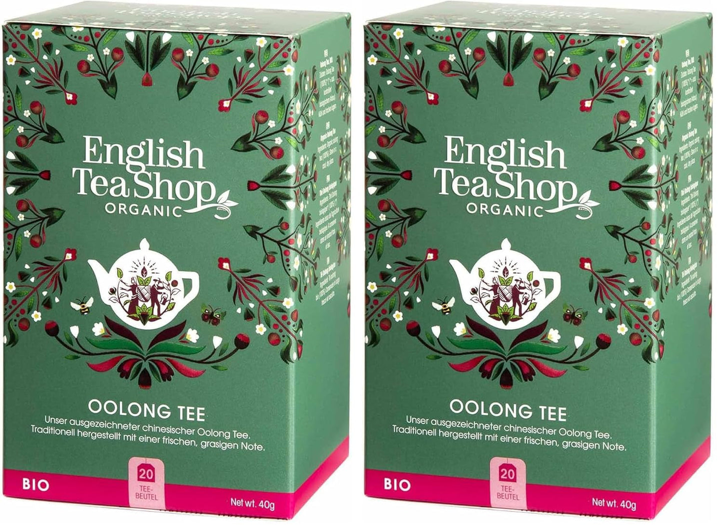 Tienda de té inglesa - Thé Oolong Bio (paquete de 2)