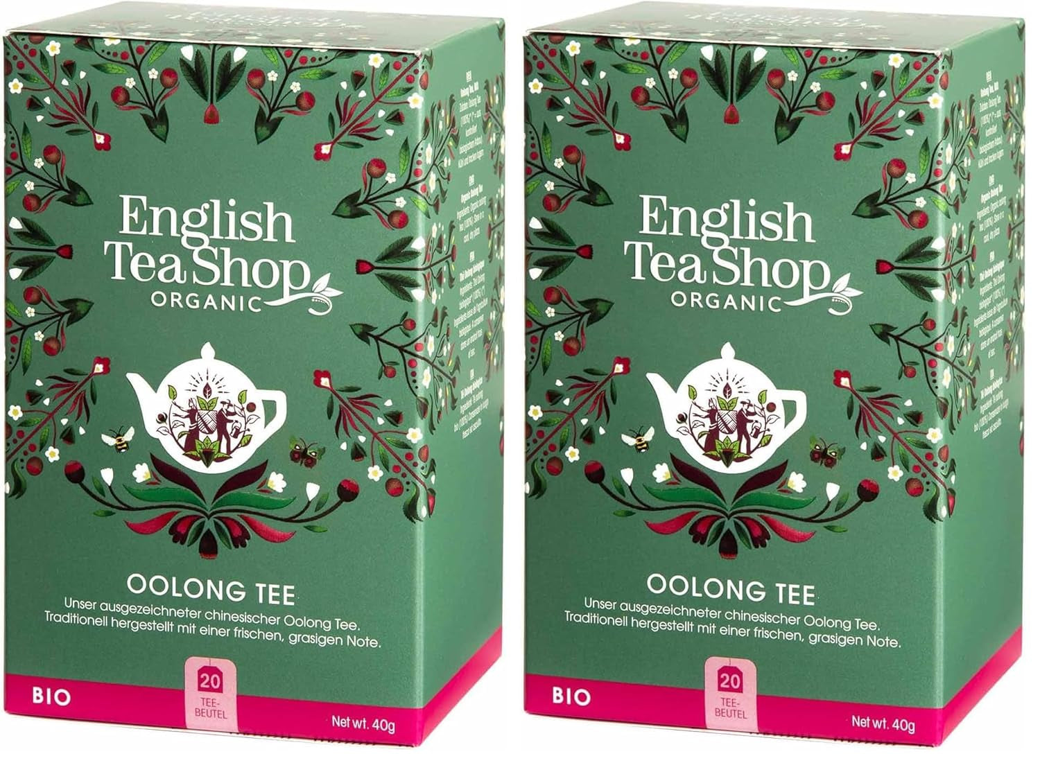 Tienda de té inglesa - Thé Oolong Bio (paquete de 2)