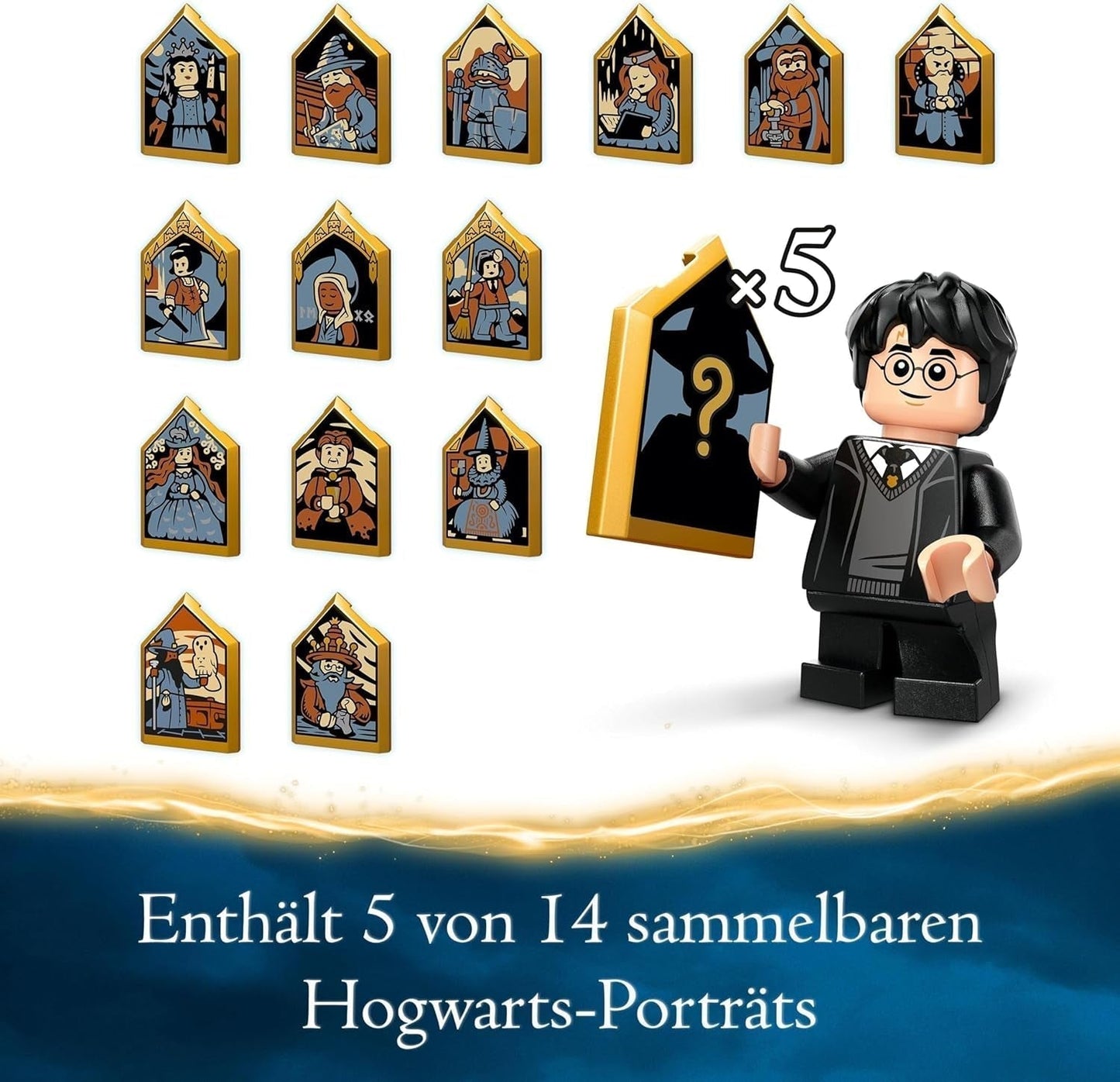 LEGO Harry Potter Castillo de Hogwarts: El Gran Salón, juguete coleccionable con 11 minifiguras incluida Hermione Granger, regalo mágico para niños y niñas 76435 Juegos de construcción Besuche den LEGO-Store