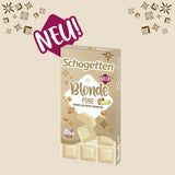 Schogetten Blonde Pure I chocolate blanco con caramelo I 100 g I en porciones individuales (paquete de 2)