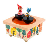 Trousselier - Caperucita Roja - Caja de música bailando - Caja de música - Regalo de cumpleaños ideal - 2 figuras desmontables - Fácil de manejar - Música primaveral de Vivaldi - Color Multicolor, S95095, Juguetes para bebés grandes Naty Shop Default Title