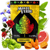 Té Yerba Mate Con Ashwagandha 500G - Té Mate Brasileño Con Ashwagandha Y Hierbas Medicinales - Sin Aditivos Artificiales, Sabor Natural | Té Verde Mate Suelto 0,5Kg con Plantas Medicinales
