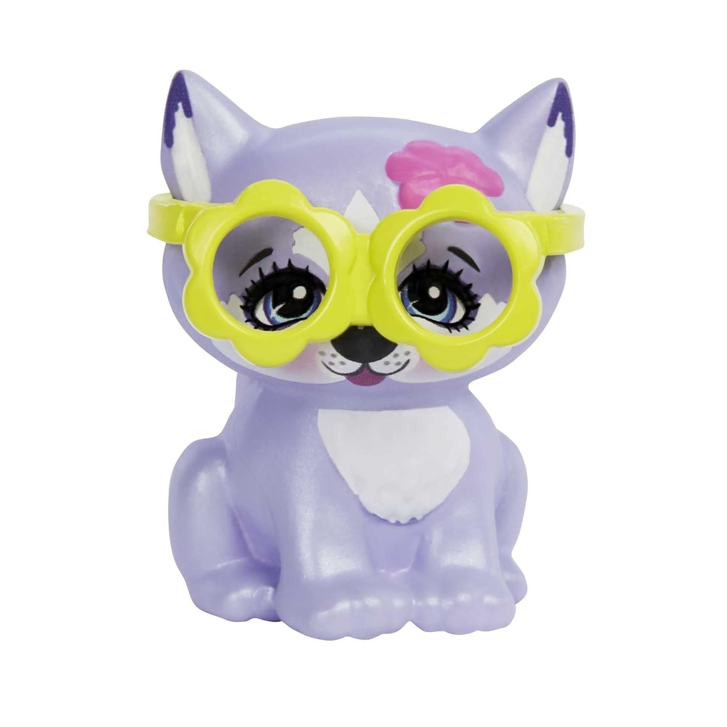 Enchantimals HHB90 - Muñeca Hadley Husky (Aprox.15 cm) y figura de animal de perro de trineo, muñeca pequeña con falda desmontable y accesorios, gran regalo para niños a partir de 4 años