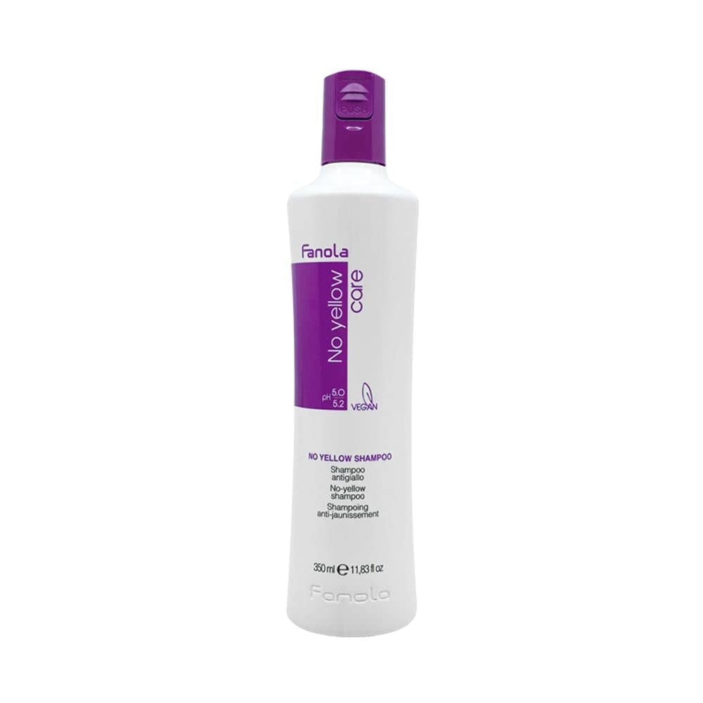Fanola No Yellow Silver Champú contra cabellos teñidos y con manchas Ducha y baño Fanola 350 ml Single