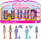Barbie Mini Barbieland Juego de 5 muñecas Fashionistas, Aprox. Juego de colección sorpresa de minimuñecas de 3,8 cm de altura con fundas de lápiz labial (los estilos pueden variar), JBD26 Naty Shop Dolls, paquete de 4