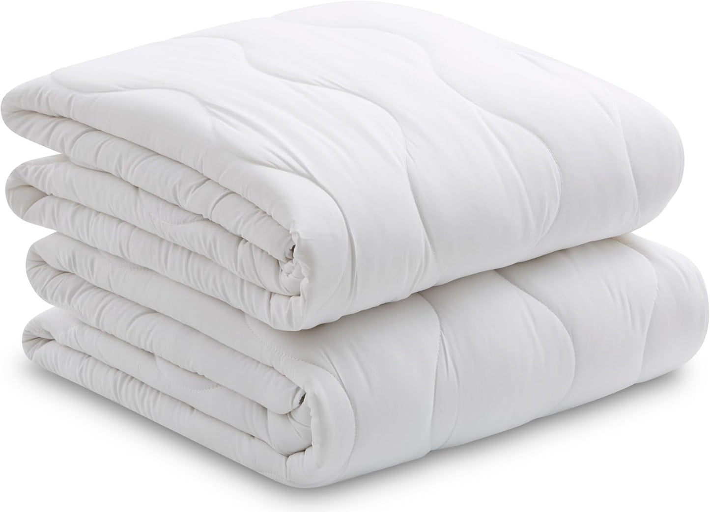 Degrees Home - 4 Estaciones - Edredón Nórdico, 180 Cm, 2 Edredones. Invierno: Fibras 270 G/M2; Verano 170 Gr/M2-260X240 Cm Edredones y edredones Naty Shop Cama 180 Cm Blanco