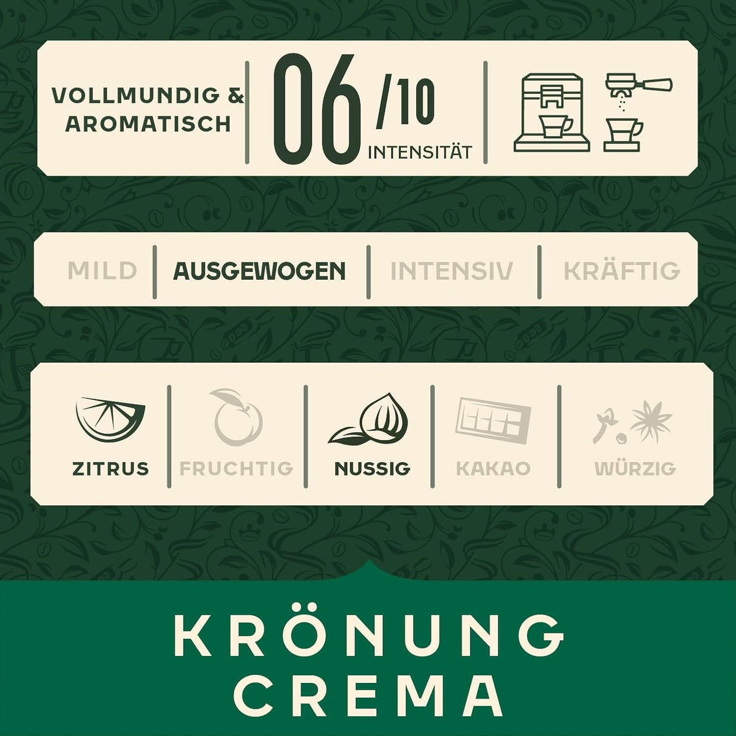 Jacobs Krönung Caffè Crema Ganze Bohne, 1000 g