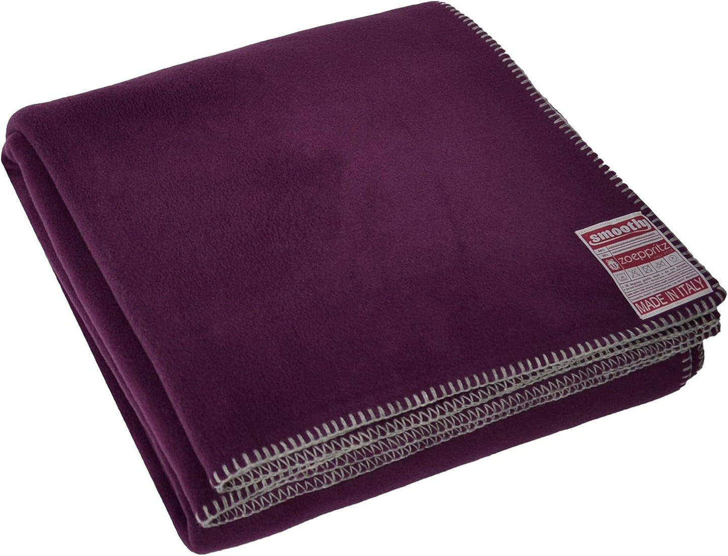 Zoeppritz since 1828 Manta polar suave - Manta polar cómoda y esponjosa - Vegano - 140X190Cm - 010 Blanquecino, 010 Blanquecino Zoeppritz Since 1828 485 Orquídea oscura 140X190Cm