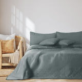 Ameliahome Colcha con pompones 220X240 Cm Colcha de doble cara Acolchado ultrasónico Poliéster Meadore Gris Camas y mantas Besuche den AmeliaHome-Store Meadore gris 220X240 Cm