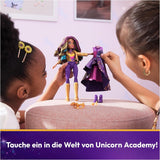 Unicorn Academy Deluxe Masked Ball Sophia - Muñeca de 24 cm de la popular serie de Netflix con 2 conjuntos, disfraces clásicos y juegos de rol, a partir de 4 años Naty Shop Dolls