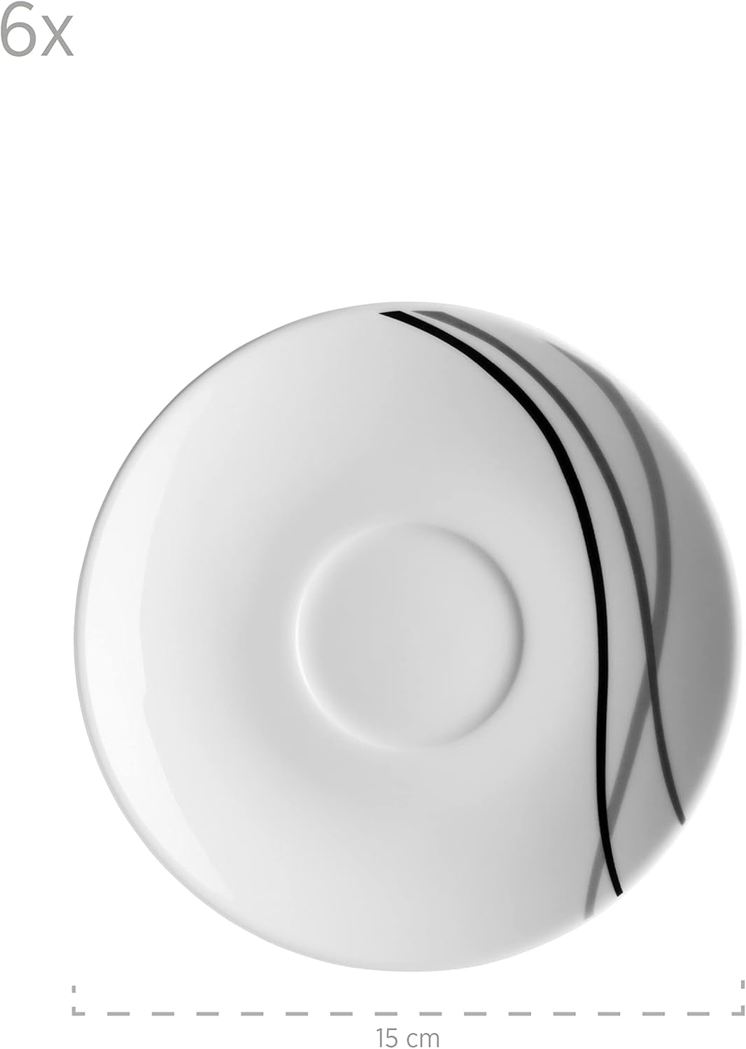 Mäser vajilla combinada, porcelana TAJO, blanco, 40 x 60 x 40 cm