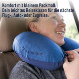 Sea to Summit - Almohada de apoyo lumbar Eros Premium - Almohada de apoyo inflable - Alivio de espalda - Material de poliéster 50D - Bolsa de viaje compacta - Servicio, viajes y excursiones en coche - Azul marino - 93g