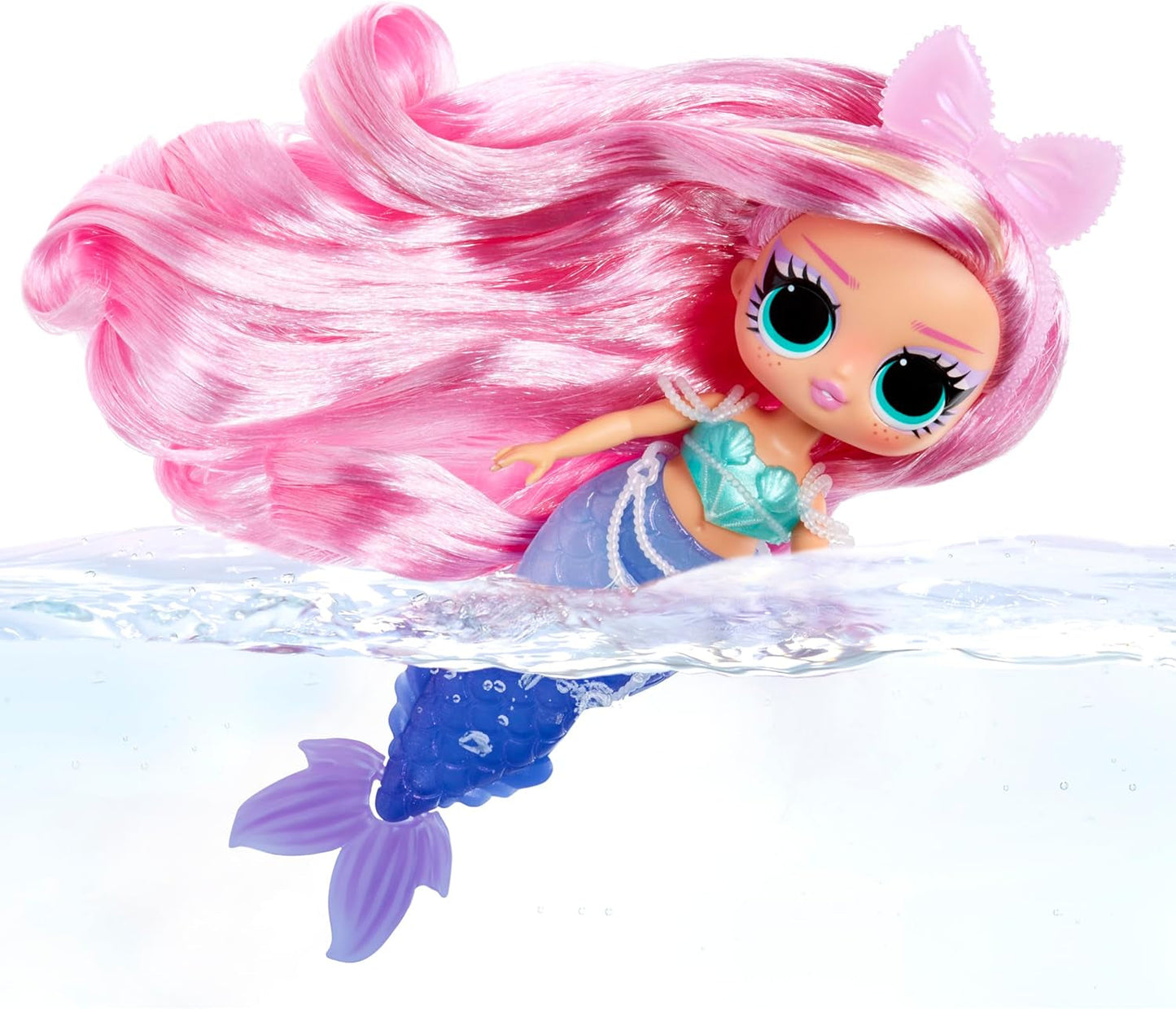 jajaja ¡Sorpresa! Preadolescentes - Sirena Lola Waves - Muñeca de moda con cola que cambia de color, aleta móvil y bonitos accesorios - juguete para niños y coleccionistas a partir de 4 años Naty Shop Dolls