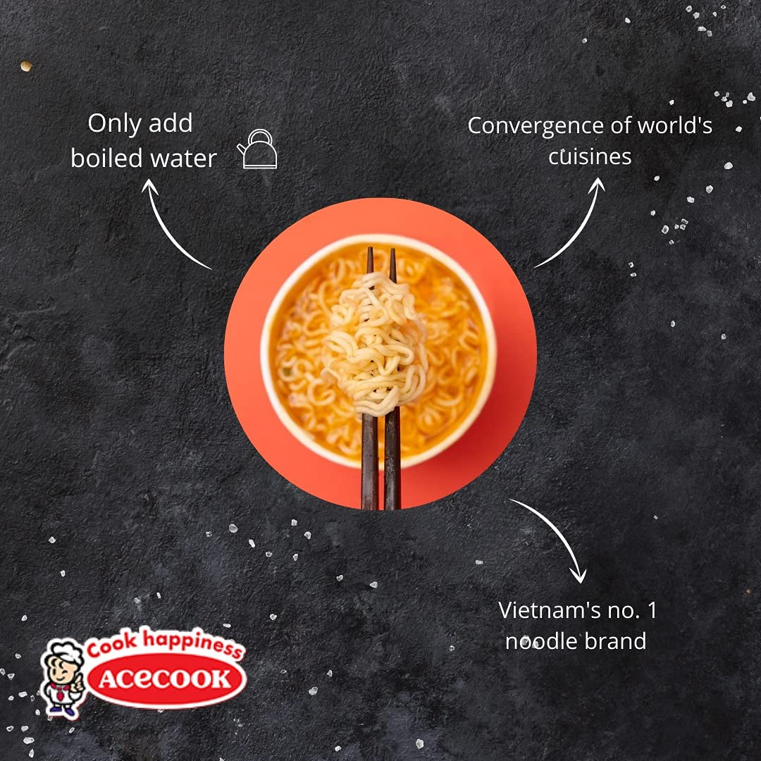 - Fideos Instantáneos con Cerdo GD Glass - (1 x 57g)