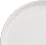 Vajilla Sofia Coupe, servicio para 4 personas (12 piezas), blanca con lunares