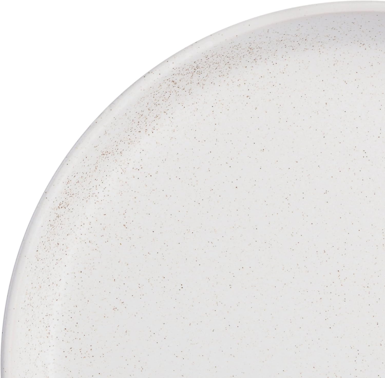 Vajilla Sofia Coupe, servicio para 4 personas (12 piezas), blanca con lunares