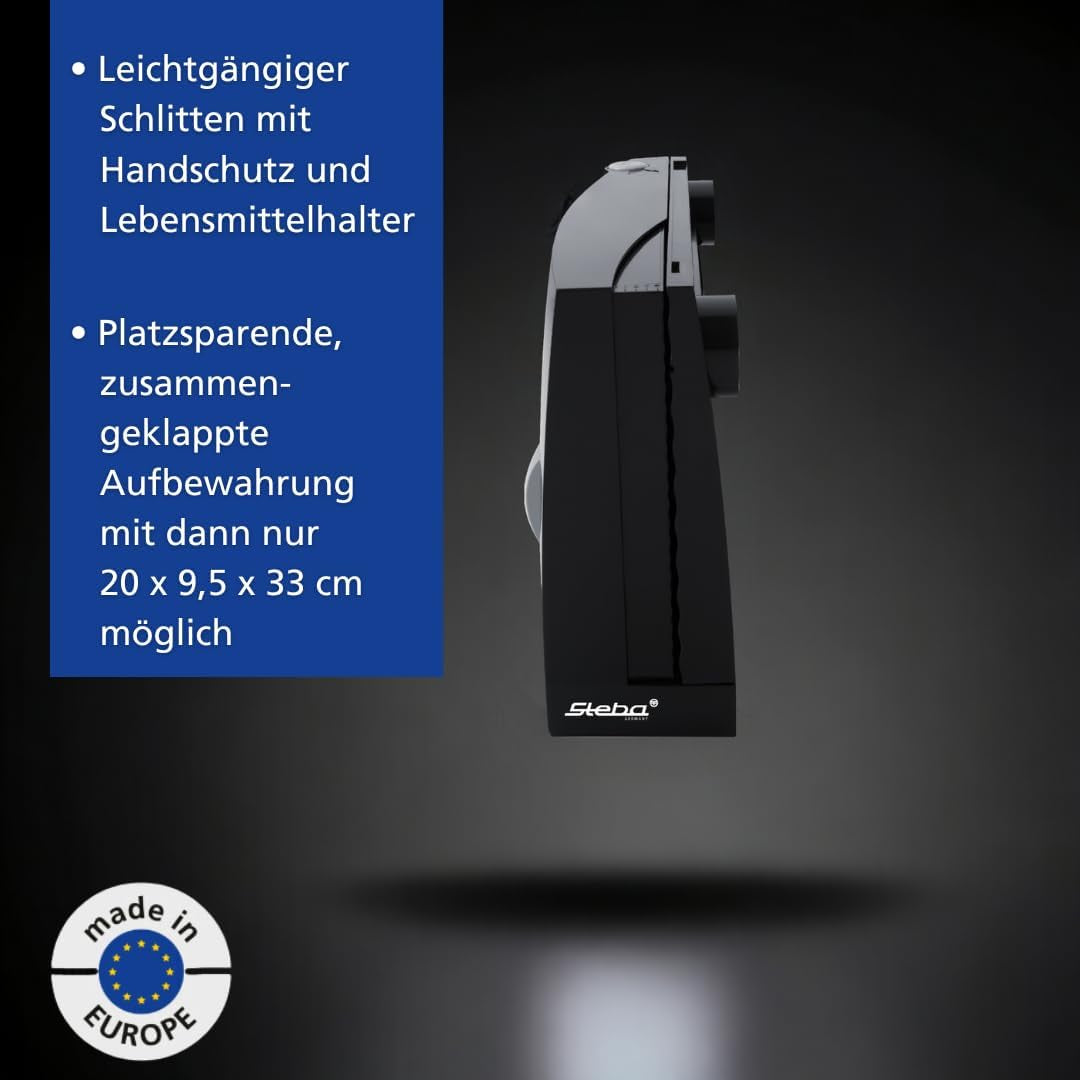 Cortadora multifuncional Steba, espesor de corte ajustable hasta 17 mm, protección para las manos Cortadoras Rasnite y Naty Shop