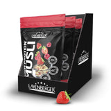 Layenberger 3K Müsli alto en proteínas, 50% Eiweiß y 18% Kohlenhidrato - Paquete individual (1X 390 G) - Schoko-Nuss Cereale Naty Shop 1,08 Kg (1 paquete) Rote Beeren Mix