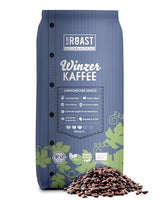 Blank Roast - BIO Winzer Kaffee 1000g - schonend mit Pfälzer Rebholz geröstet - ganze Kaffee-Bohnen aus Peru - 100% Arábica Röstung - schokoladig & nutsig - säurearm