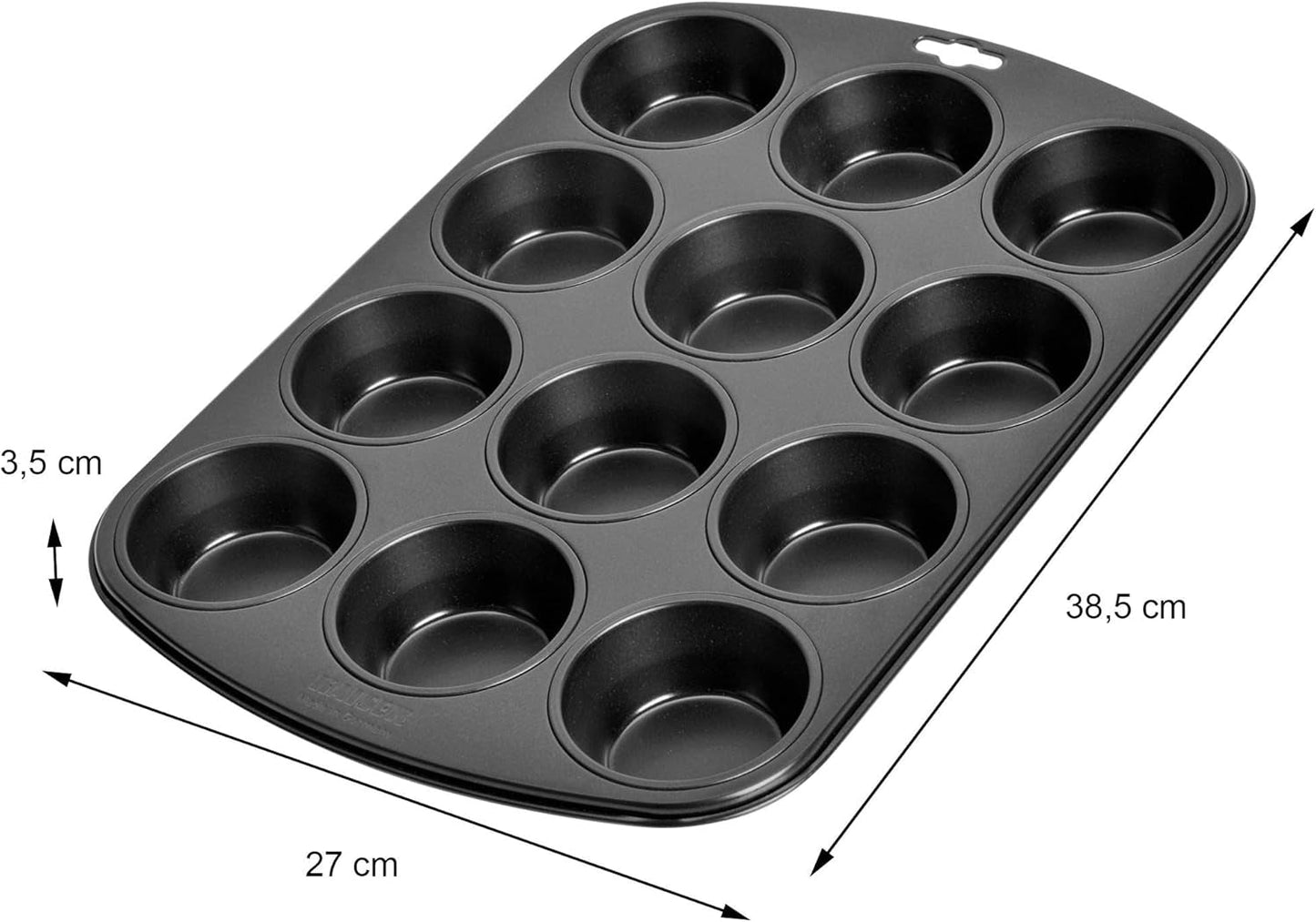 ORIGINAL KAISER Inspiration Muffinform Blech Para 12 Muffins & Classic Backform Kastenform 30Cm X 11Cm X 8Cm Moldes y bandejas para hornear Naty Shop