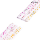 NÉONAIL Nail Art Flowers Set - Trockenblumen - Getrocknete Blumen - Nageldesign Zubehör - Nageldekorationen - Getrocknete Blüten - Decoración de uñas - Gelnägel Zubehör - 3 colores - Rosa, Lila, Naranja