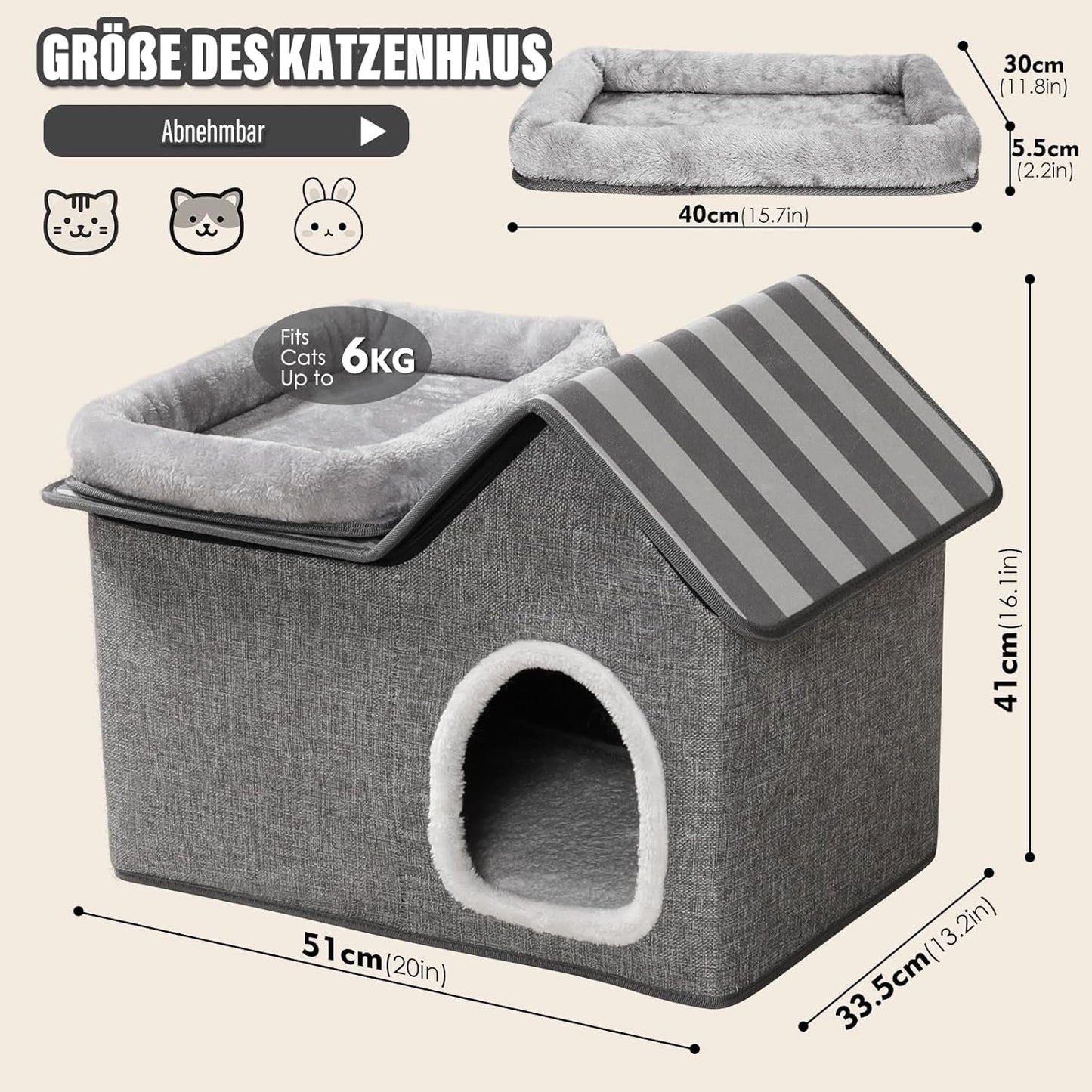 Mantas y Muebles, Mascotas, Casas y Cuevas, Gatos, Camas para gatos, Gatos - camas, colchones