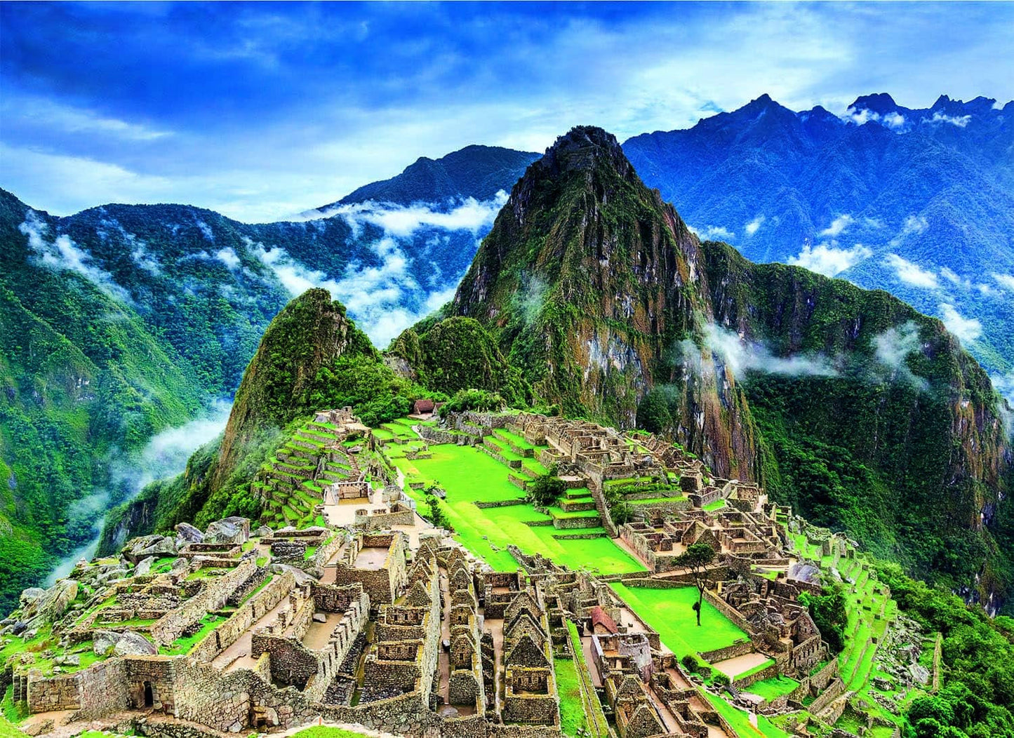 Clementoni 39604 Machu Picchu - Puzzle 1000 piezas a partir de 9 años, Puzzle colorido para adultos con colores llamativos, Juego de habilidad para toda la familia, Bonita idea de regalo Puzzle Naty Shop