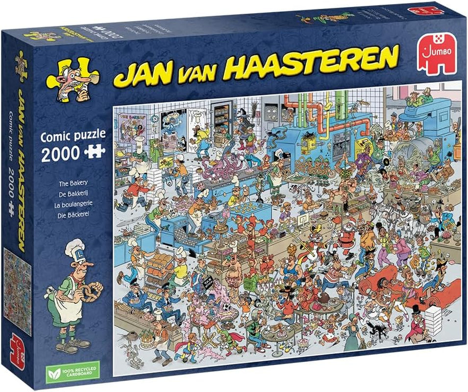 Jan Van Haasteren, The Bakery, rompecabezas de 2000 piezas para adultos Puzzle Naty Shop Título predeterminado