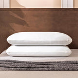 EGO HOME Almohada Viscoelástica Suave Almohada Ergonómica para Dormir Boca Arriba Almohada De Soporte Para El Cuello Con Funda Transpirable Y Lavable, Certificado Oeko-Tex, Almohada Para El Cuello 75X35Cm Perne Standard Naty Shop