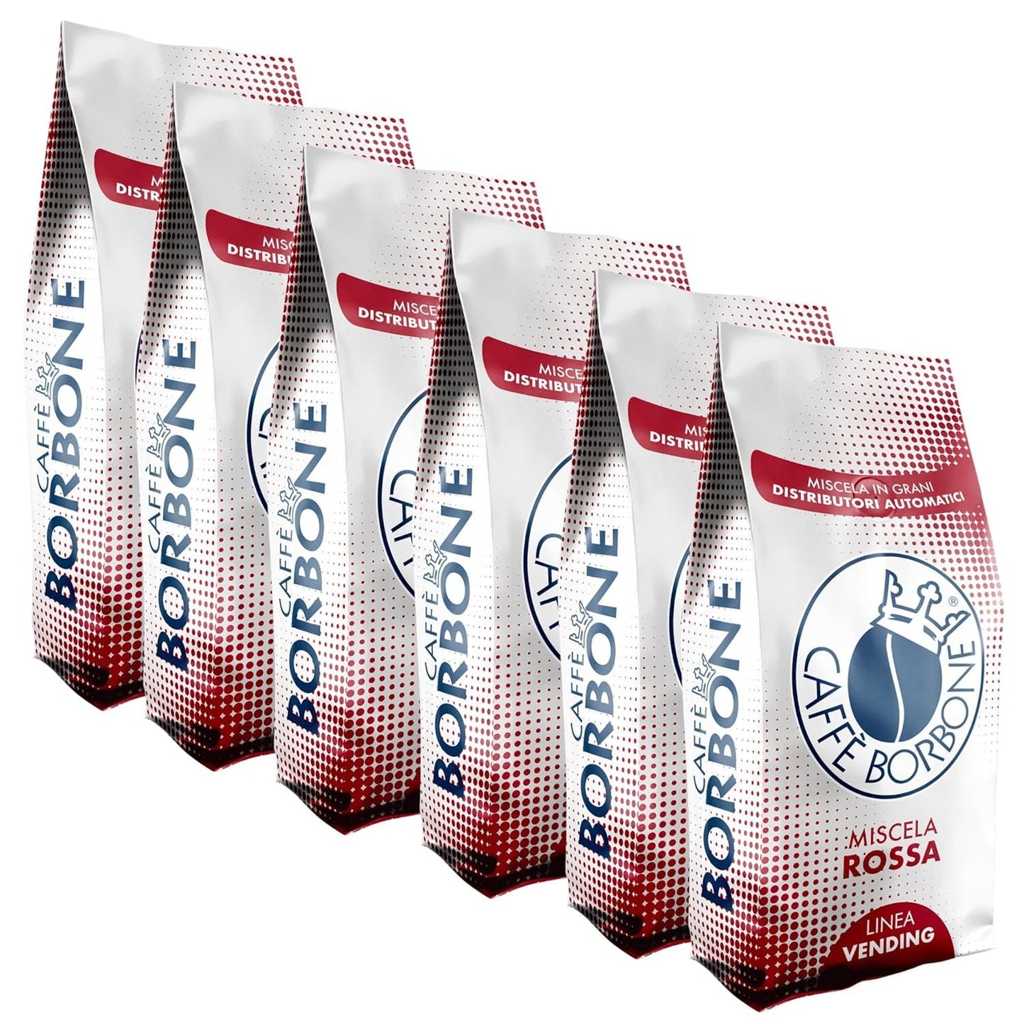 Café en grano RED Blend Caffè Borbone Vending 1 kg x 6