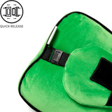 Puckator Relaxeazzz Minecraft Creeper Almohada de Viaje de Felpa y Antifaz Reposacabezas Almohada para Dormir Almohada para el Cuello Almohada de Viaje Antifaz para Dormir Niños y Adultos para Viajes Coche Tren Avión Accesorio Almohadas de Viaje Naty Shop