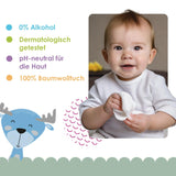 Toallitas húmedas Cleanic Baby Eco Pure Water - (1 x 50 uds.) Toallitas húmedas para niños y bebés - Piel sensible, sin fragancia, que se puede desechar - 50 uds.