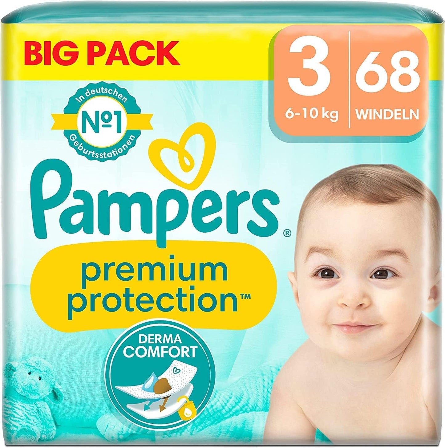 Pañales - Protección Premium - Talla 4 x 80