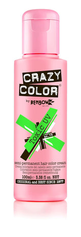 GO TOXIC Tinte para el cabello semipermanente UV en crema, 100 ml (1 pack) Naty Shop Tinte para el cabello Go Toxic 100 Ml (1 pack)
