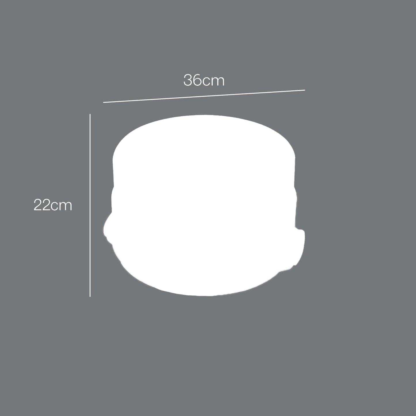 Recipiente para tartas Metaltex, regulable en altura, polipropileno, blanco/transparente, ⌀ 30 cm, regulable en altura 8 y 15 cm Cajas para guardar alimentos Naty Shop