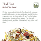 Mezcla de infusiones de frutas y hierbas orgánicas - Infusión de hierbas 100% natural con el intenso sabor de las frutas rojas - Té de frutas Té de frutas orgánicas Té de frutas a granel Té de frutas a granel Té de frutas de invierno
