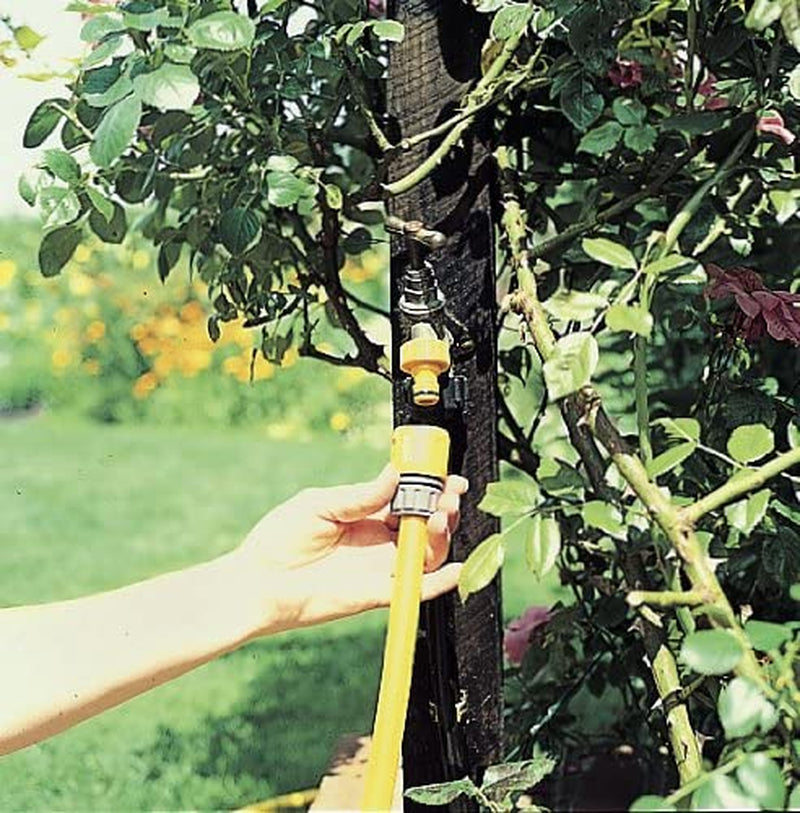 HOZELOCK - Juego de boquillas pulverizadoras clásicas Ø 12,5 - 15 mm (1/2"- 5/8"): Juego básico con todas las conexiones necesarias, 1 boquilla pulverizadora, ideal para todas las tareas de riego, 1 conexión Aquastop [2352P0000]