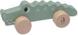 Jollein 112-001-67090 Juguete de madera con ruedas, verde Juguetes Bebé Naty Shop