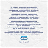 Regina Feeling - 42 rollos de papel higiénico, 175 hojas de tres capas, extracto de algodón natural y delicada fragancia, envases de plástico 60% reciclado, papel 100% certificado Fsc